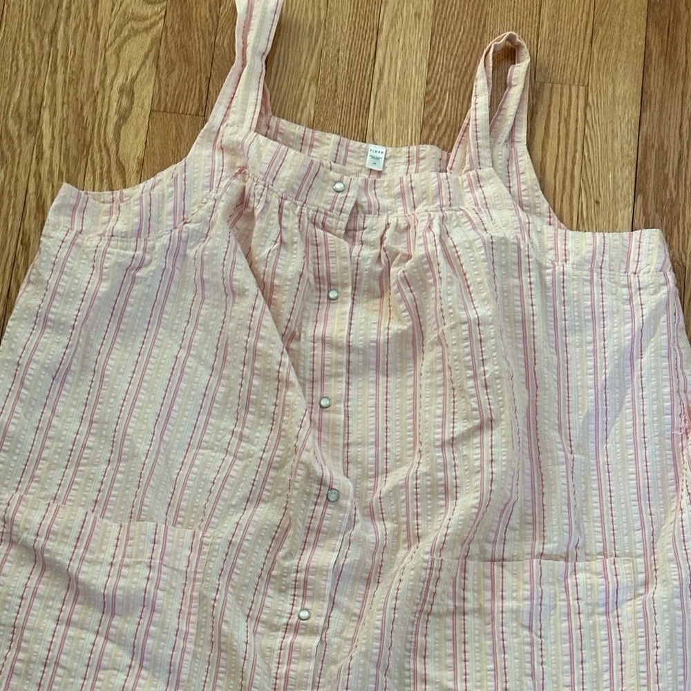 Pink Striped Summer Dress